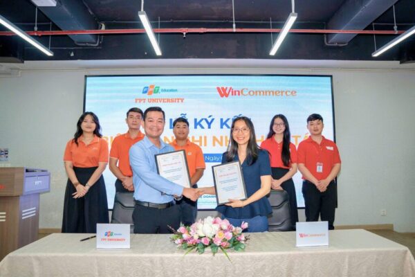 Truong dai hoc fpt va wincommerce ky ket hop tac hien thuc hoa mo hinh dao tao gan lien thuc tien cho sinh vien