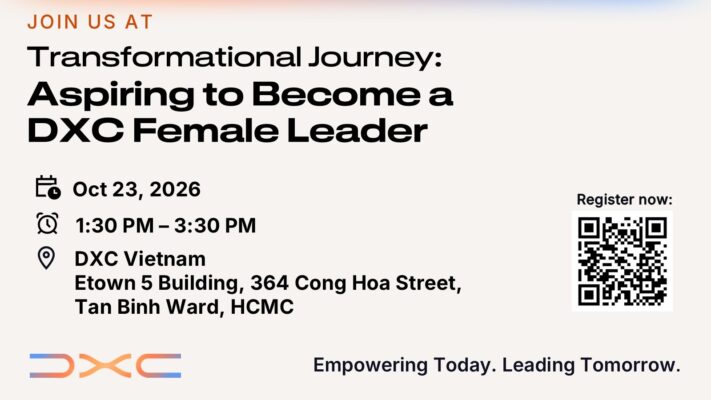 DXC Workshop Become a DXC Female leader 23 Oct
